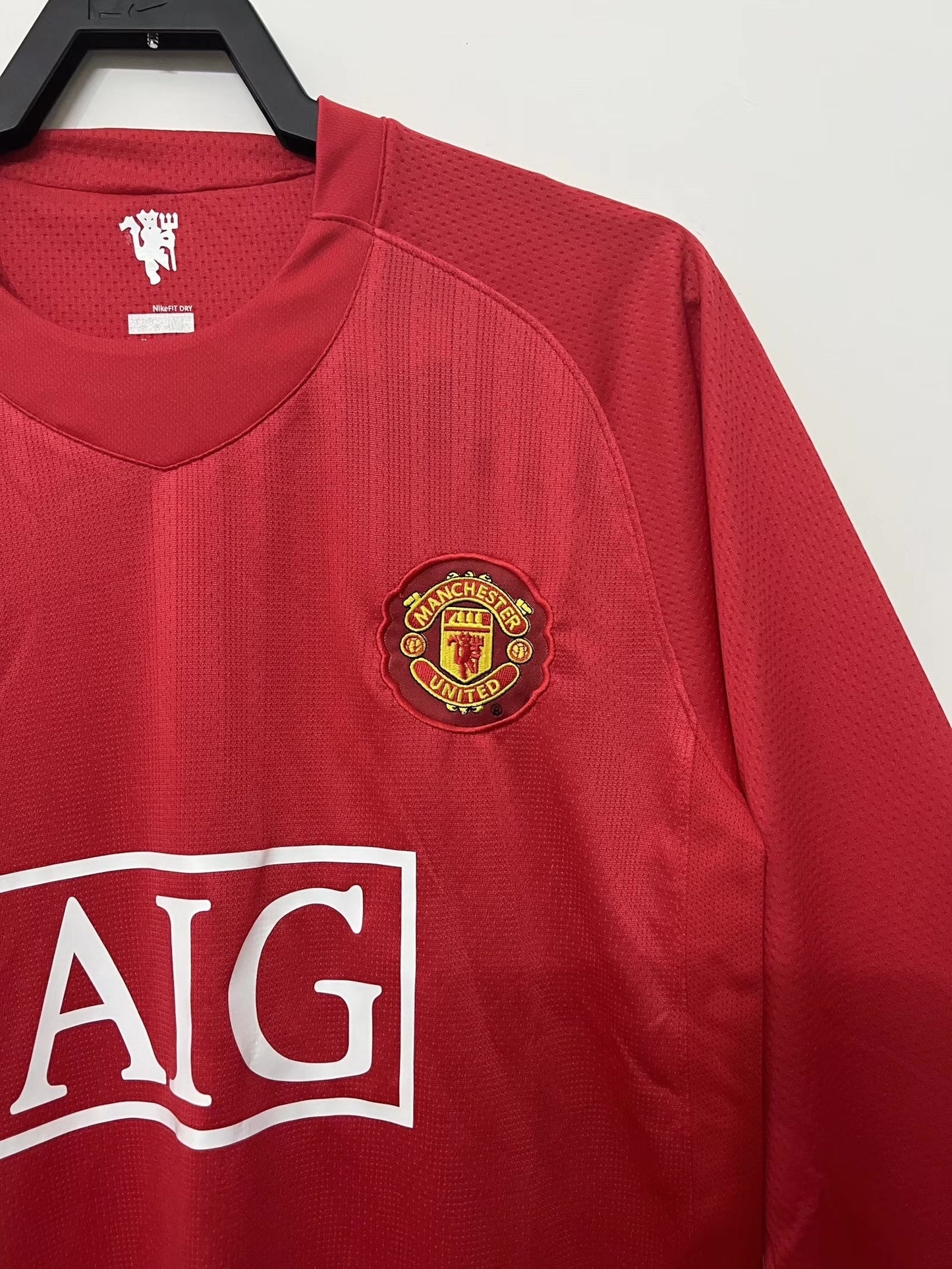 Homme Rétro Manches Longues Manchester United - 2007/08