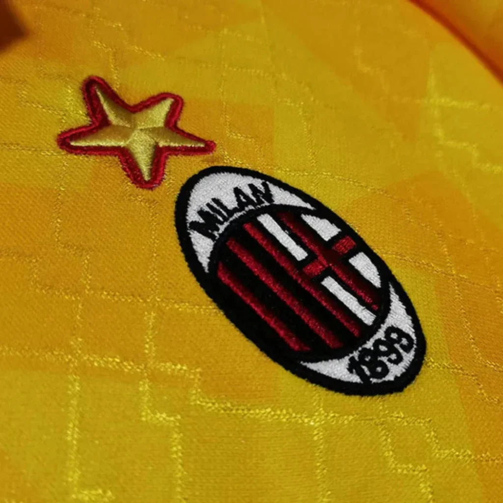 Jersey Milan Retro Laranja Lotto - 1995/1996
