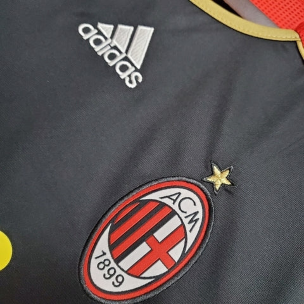 Jersey Milan Retro Preta Adidas - 2006