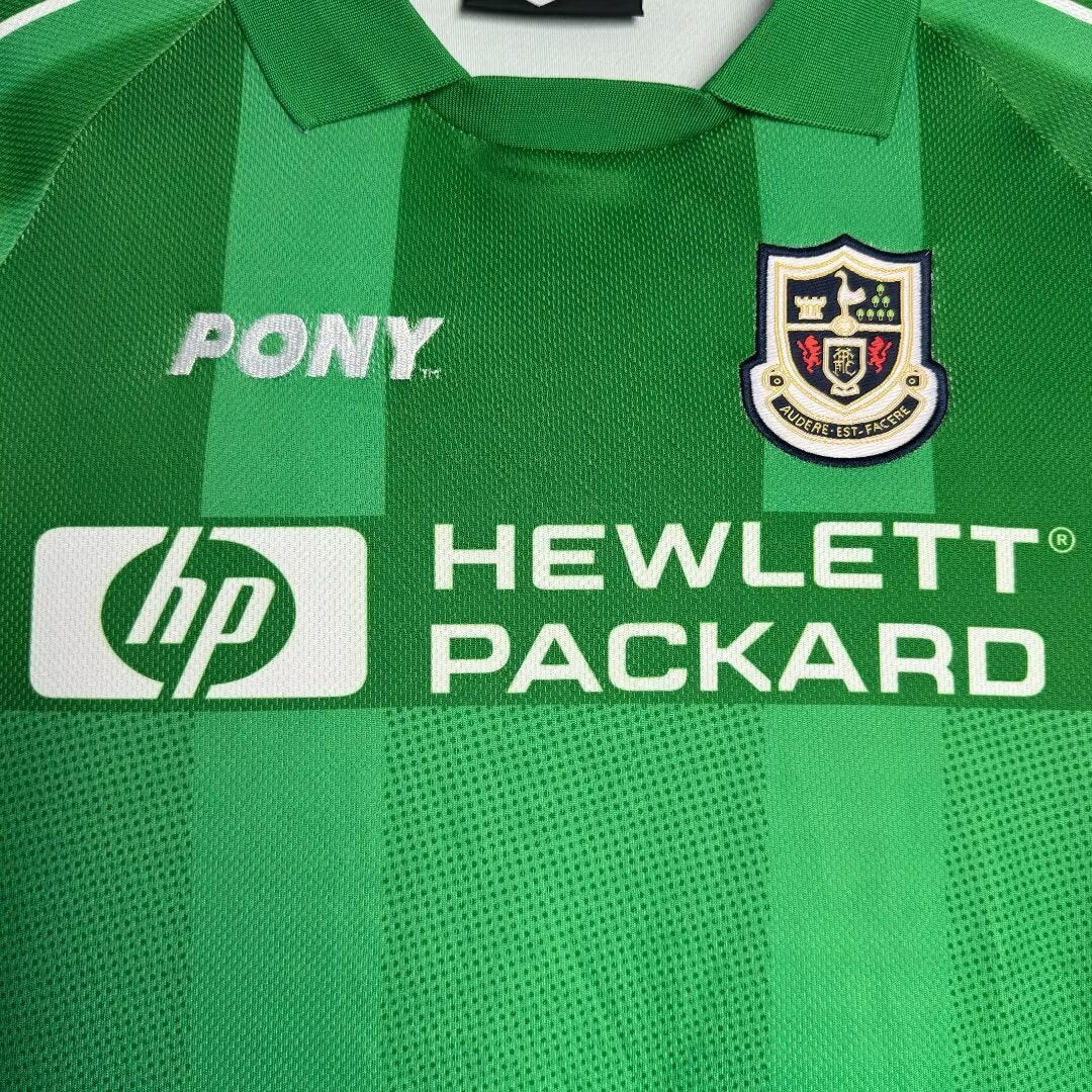 Maillot Homme Rétro Manches Longues Tottenham Équipe Vert Gardien - 1997/1999