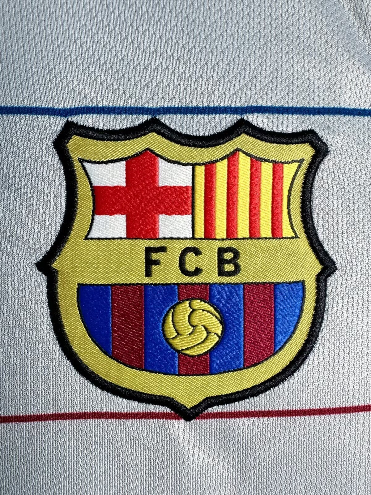 Maillot Rétro Homme Manches Longues Extérieur Barcelone - 2003/04
