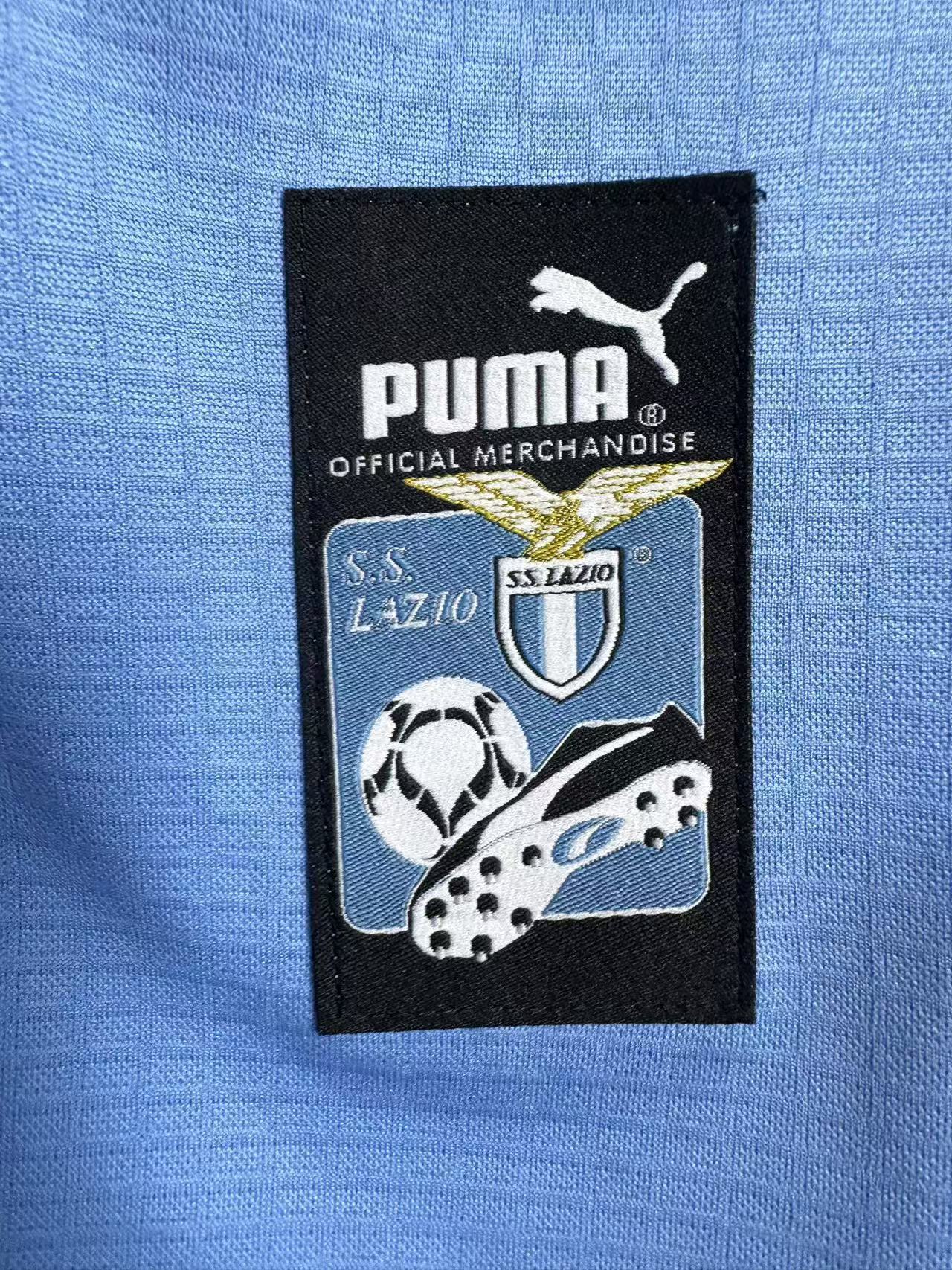 Maillot Rétro Homme Manches Longues Lazio Domicile - 1998/99