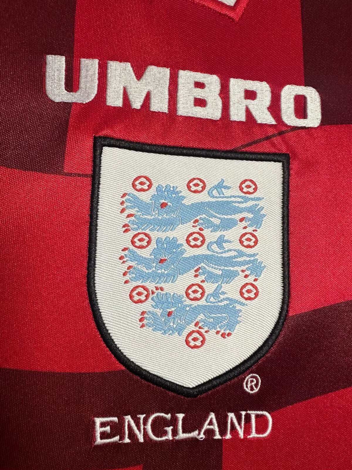 Camiseta retro de la selección nacional de Inglaterra para hombre - Visitante 1998