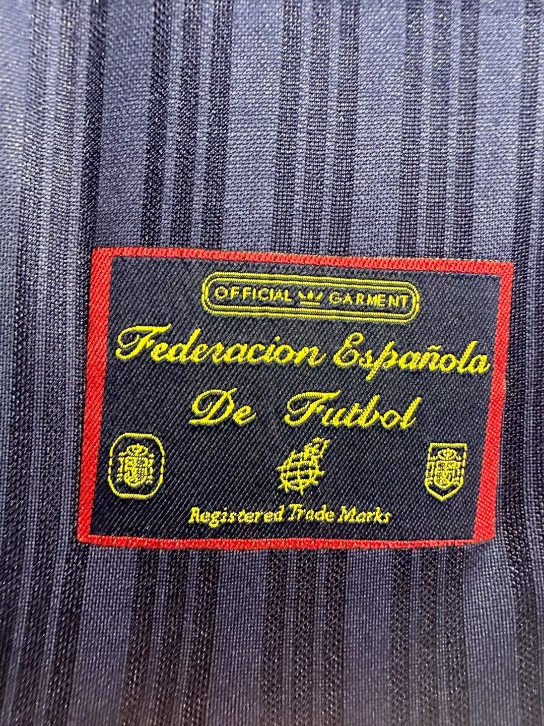 Man's Retro Jersey Spain National Team Jacquard - 1998