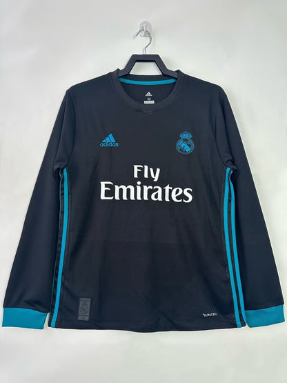 Retro Long Sleeve Real Madrid Adidas Away - 2017/18
