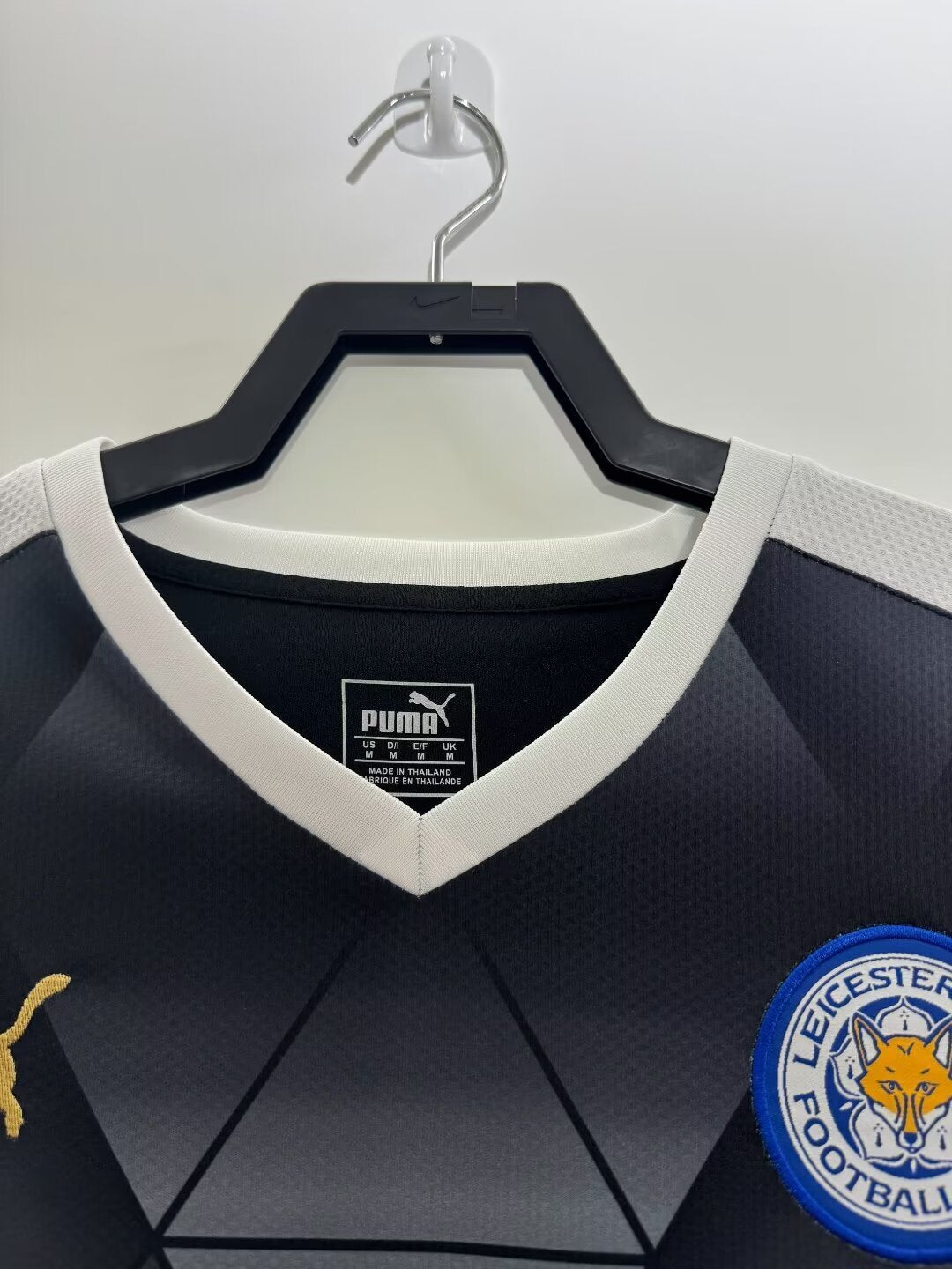 Camiseta retro de visitante del Leicester City para hombre - 2015/2016
