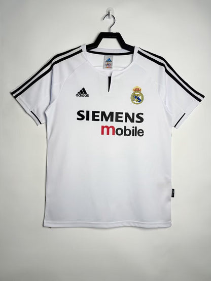 Man's Retro Jersey Real Madrid Team Home - 2003/2004