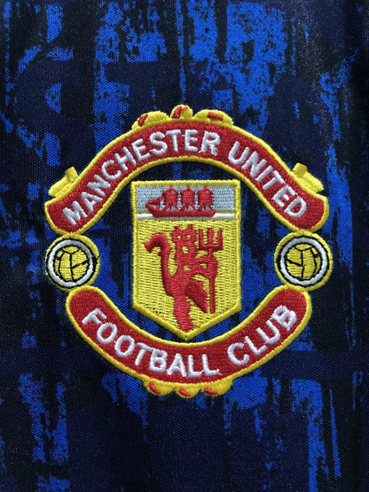 Maillot Rétro Homme Manchester United Noir - 1993
