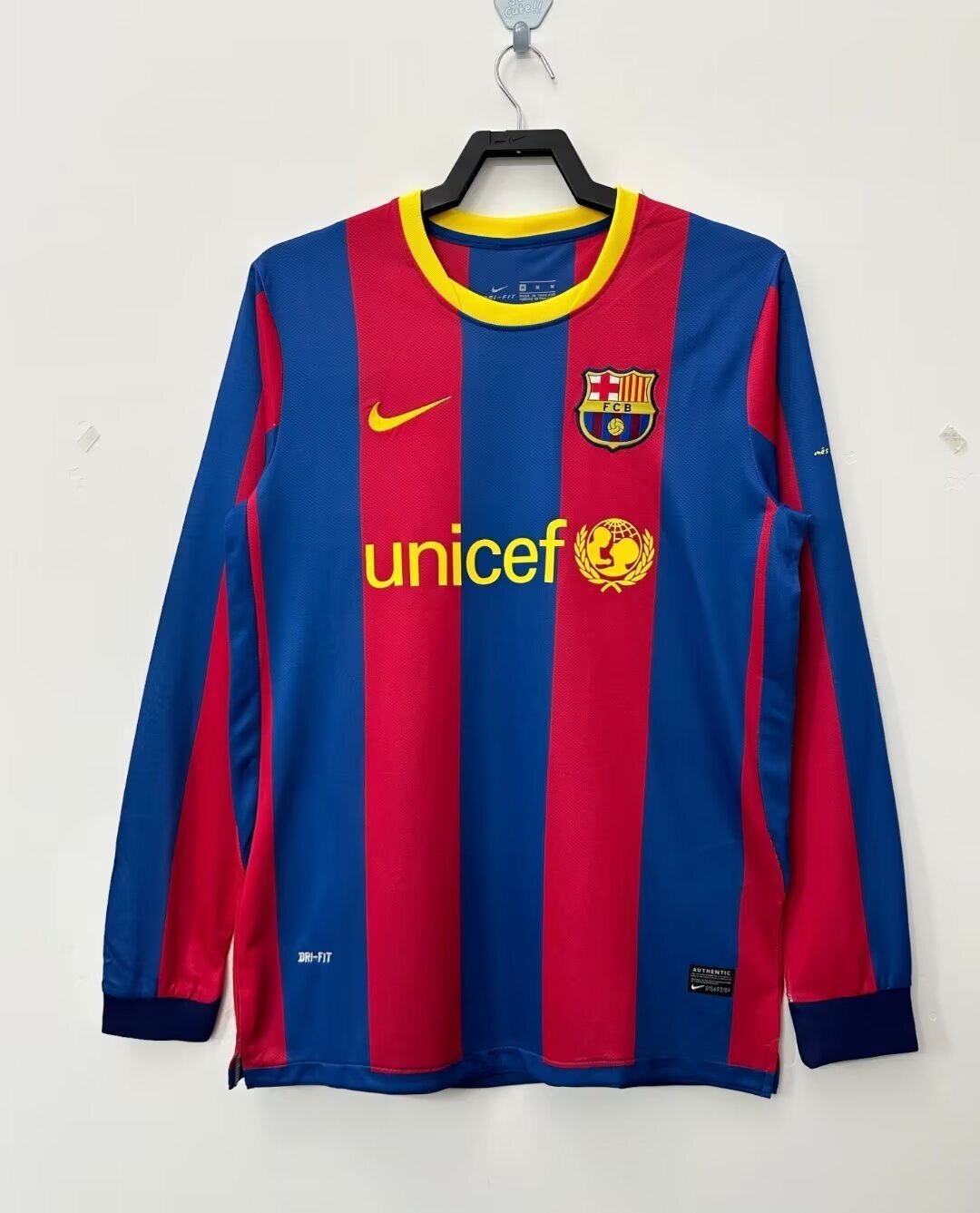 Maillot Rétro Homme Manches Longues Barcelone - Saison 2010/11