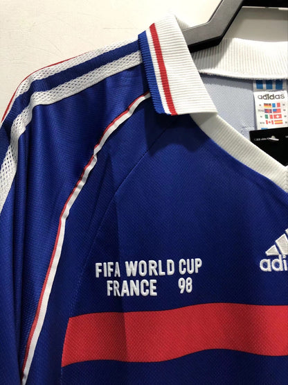 Camiseta Retro Hombre Manga Larga Selección Nacional de Francia Local - 1998
