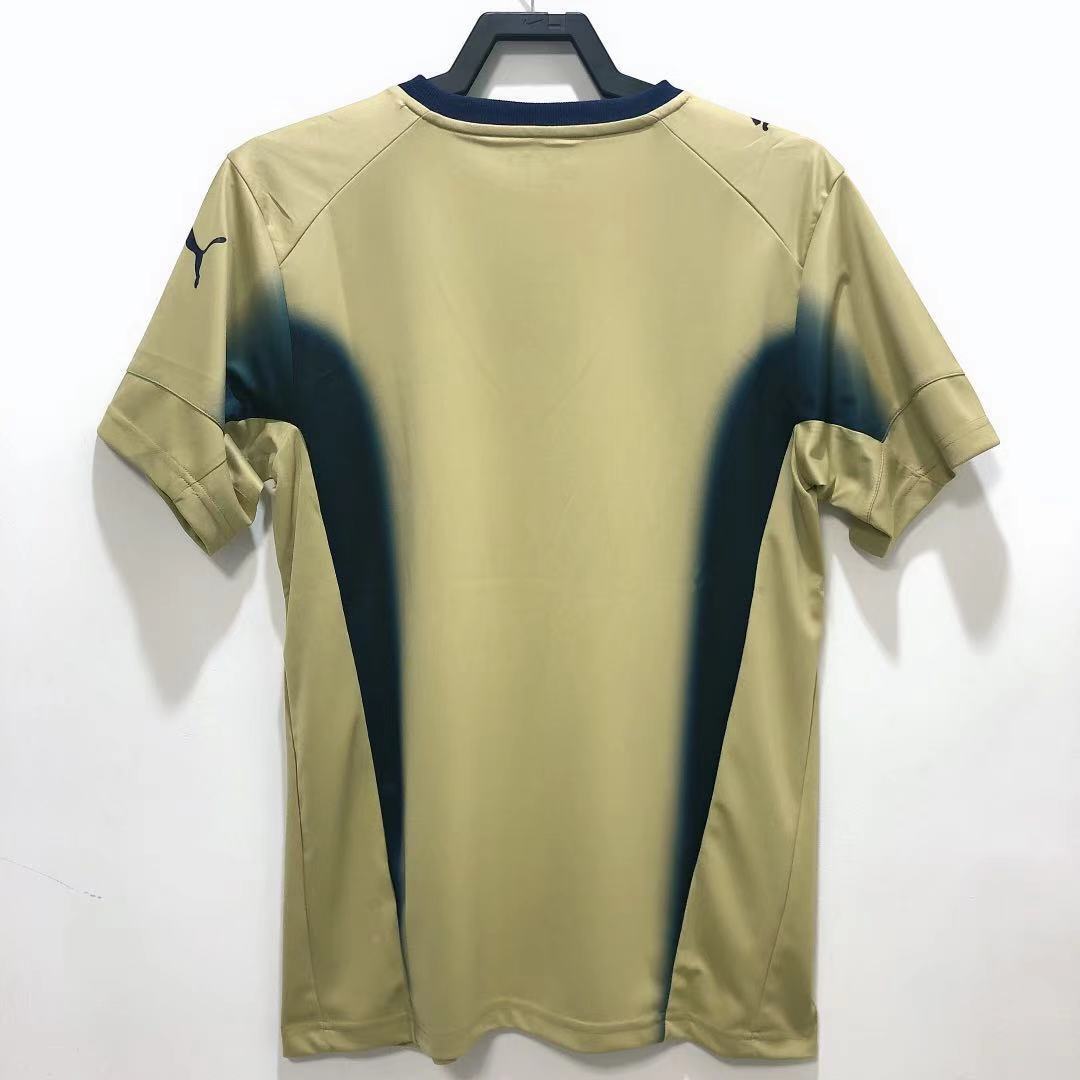 Camiseta Retro de Hombre Italia Selección Nacional GK Dorada - 2006