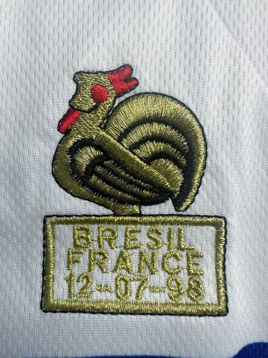 Camiseta retro de manga larga de la selección nacional de Francia para hombre - 1998