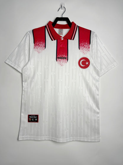 Maillot Rétro Homme Équipe Nationale Turquie Extérieur - 1996