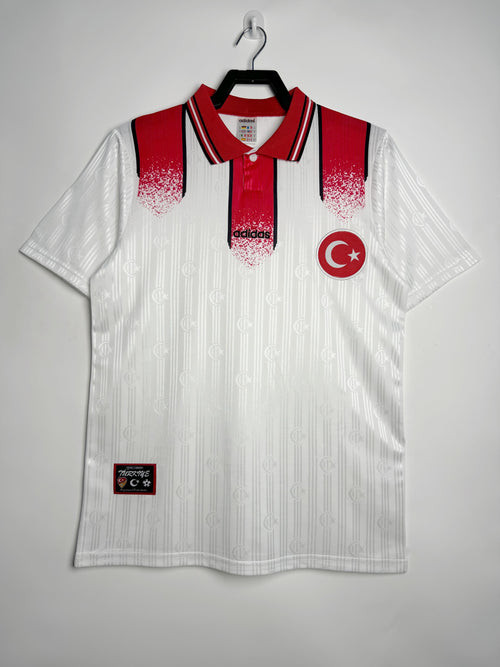 Maillot Rétro Homme Équipe Nationale Turquie Extérieur - 1996