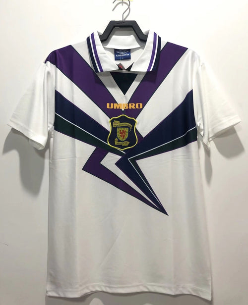 Camiseta retro de la segunda equipación de la Selección Nacional de Escocia para hombre - 1994/96