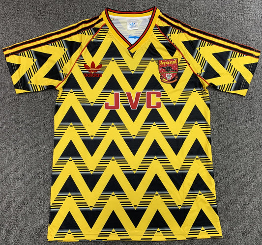 Camiseta retro de hombre del Arsenal, visitante - 1991/93