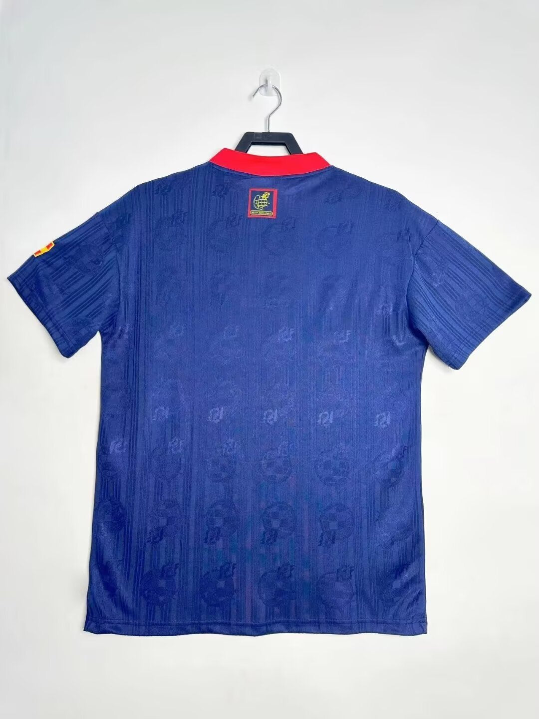 Man's Retro Jersey Spain National Team Jacquard - 1998