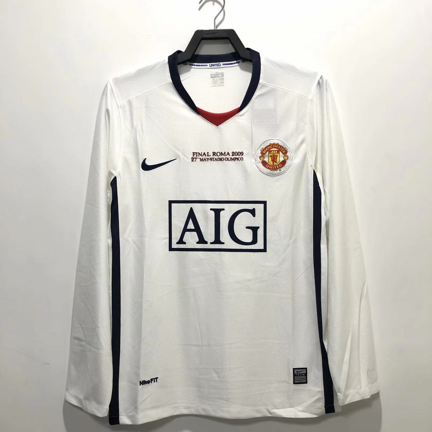 Maillot rétro homme à manches longues Manchester United - 2008/09