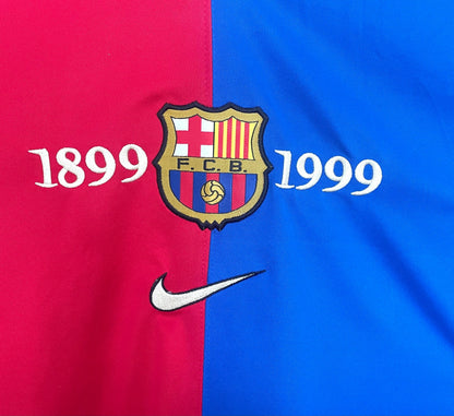 Homme Rétro Manches Longues Équipe Barcelone 100 ans