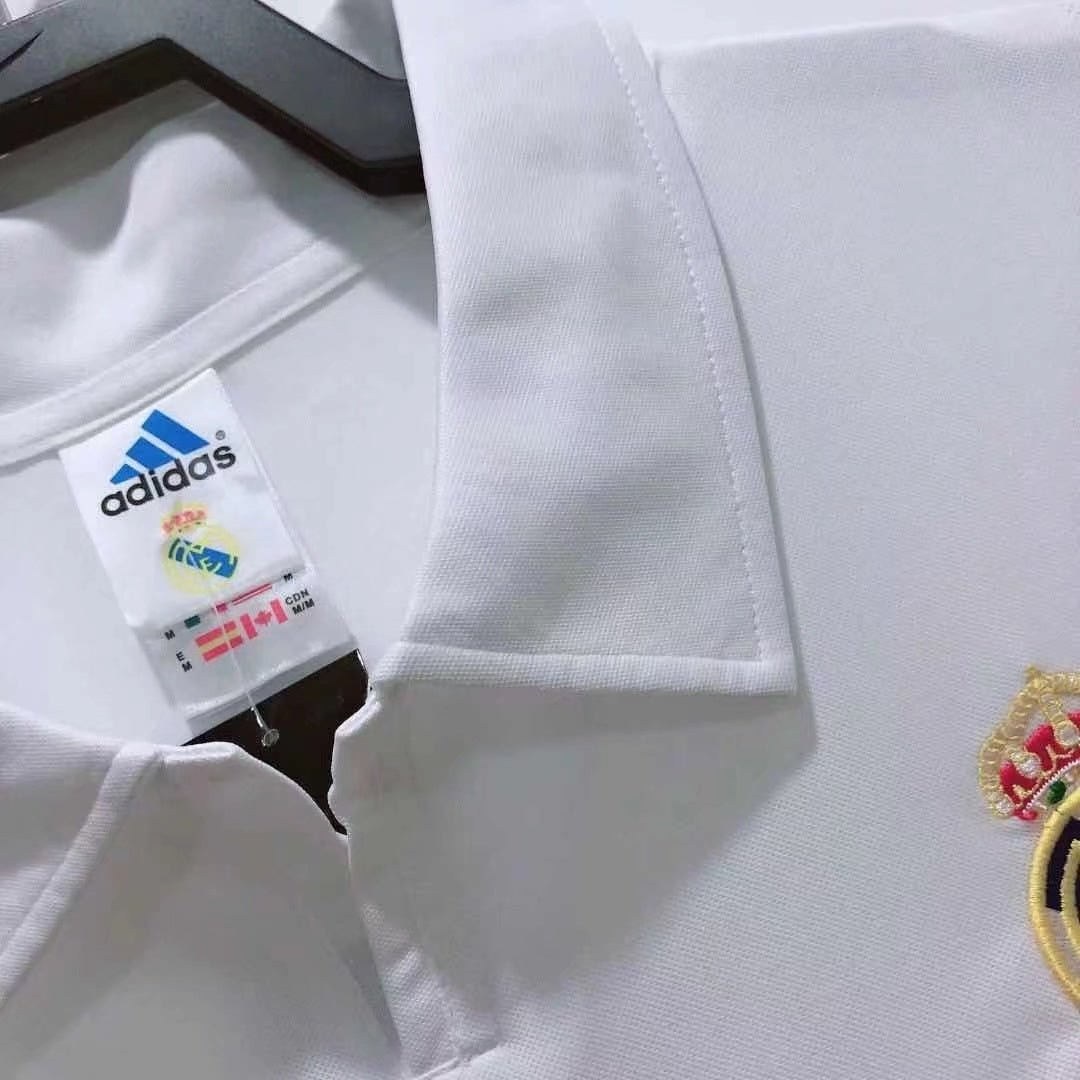 Camiseta Retro de Hombre Real Madrid Equipo Champions League Local - 2002/03