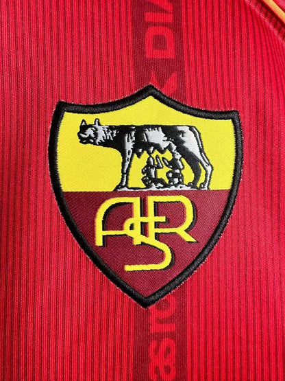 Maillot rétro homme à manches longues Domicile AS Roma - 1999/00
