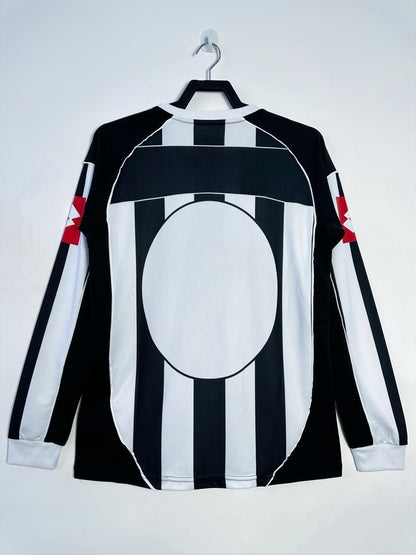 Maillot rétro manches longues domicile Juventus pour homme - 2002/03