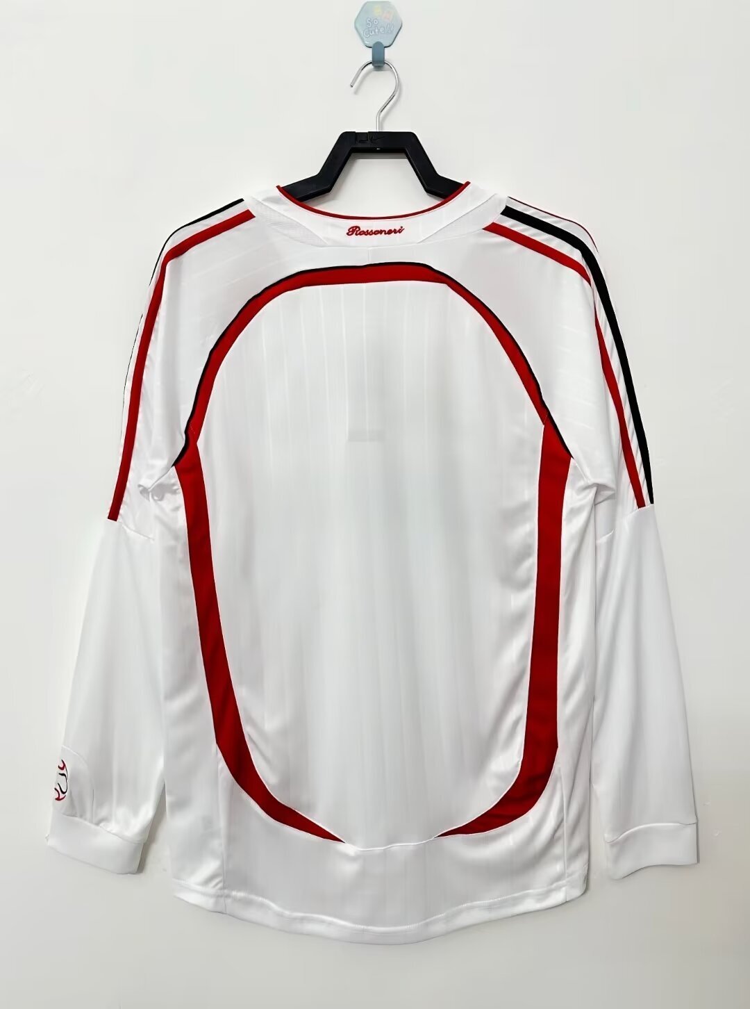 Camiseta Retro de Hombre de Manga Larga del Equipo Milan - 2006/07