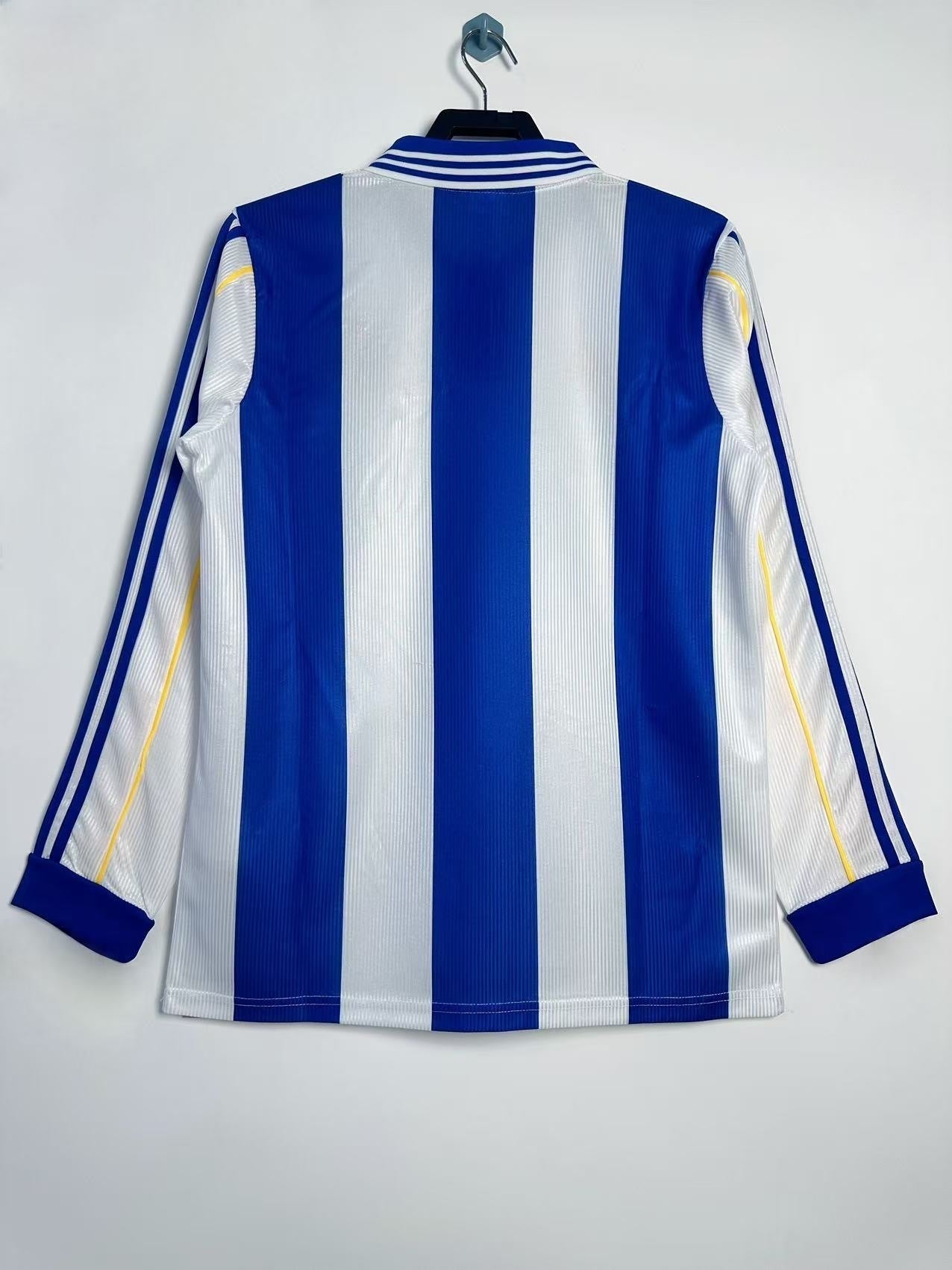 Man's Retro Long Sleeve Deportivo La Coruna Team Home - 1999/00
