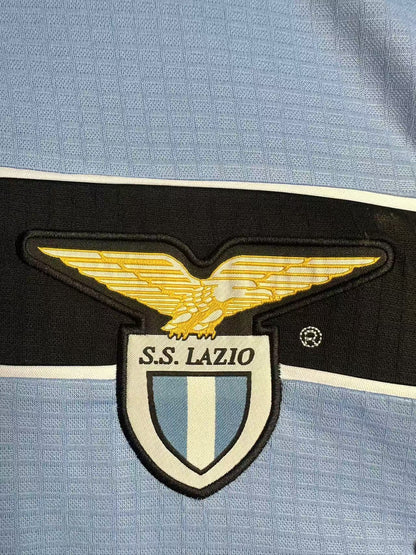 Camiseta retro de manga larga de local de la Lazio para hombre - 1998/99