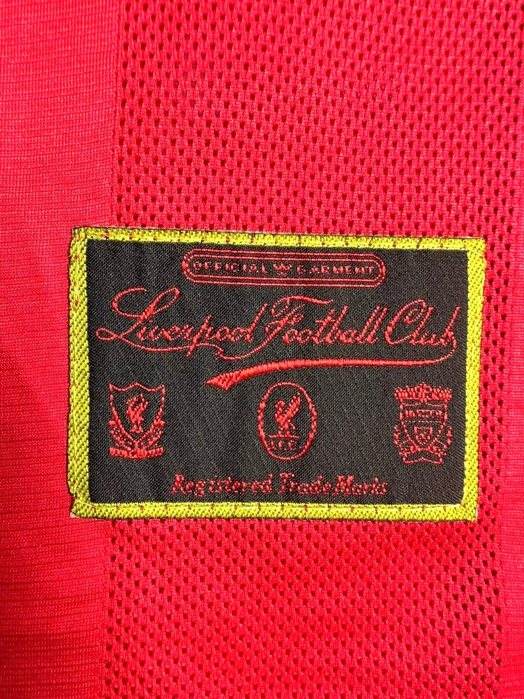 Maillot de football rétro homme manches longues Liverpool domicile - 1995/1996