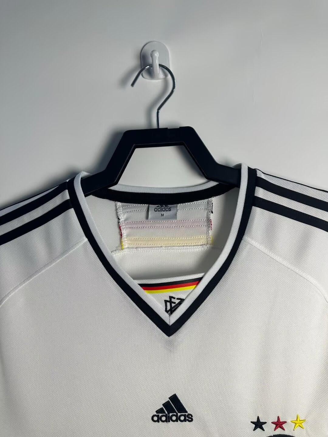 Maillot Rétro Homme Équipe Nationale d'Allemagne Blanc - 1998