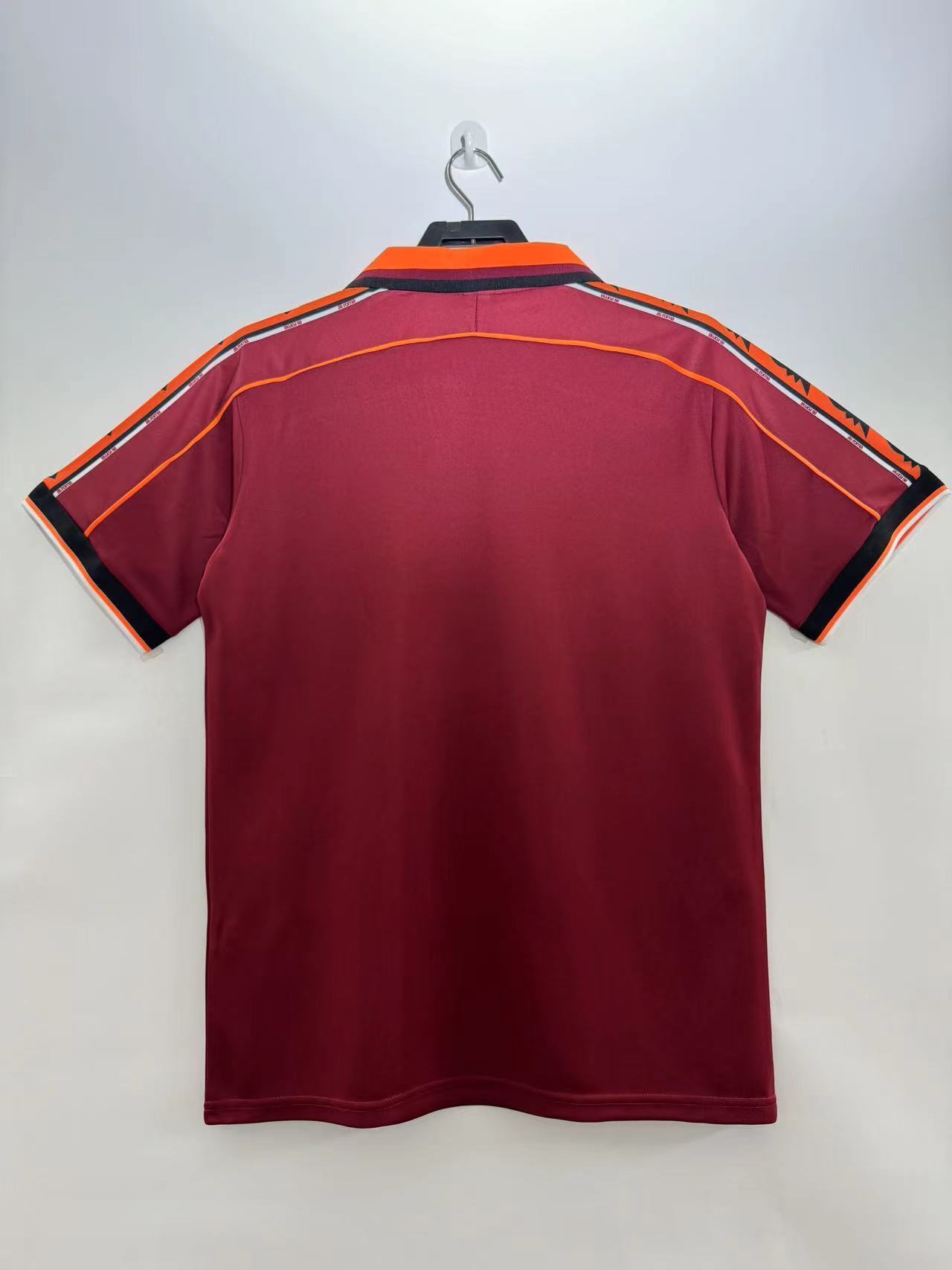 Camiseta retro para hombre del equipo Roma - 1998/1999
