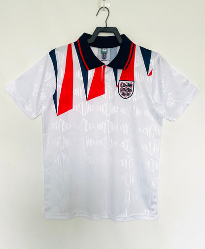 Maillot Rétro Homme Équipe Nationale d'Angleterre Domicile - 1992