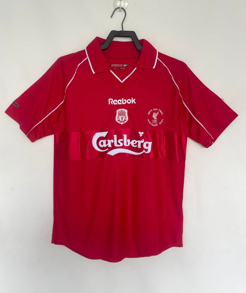 Camiseta retro de hombre del Liverpool para el hogar - 2000/01