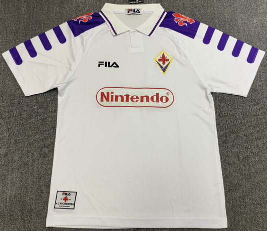 Camiseta Retro de Hombre del Equipo Fiorentina Visitante - 1998/99