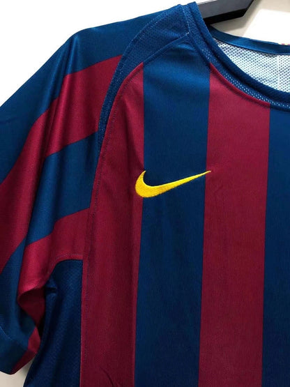 Maillot Rétro Homme Domicile Barcelone Ligue des Champions - 2005/06