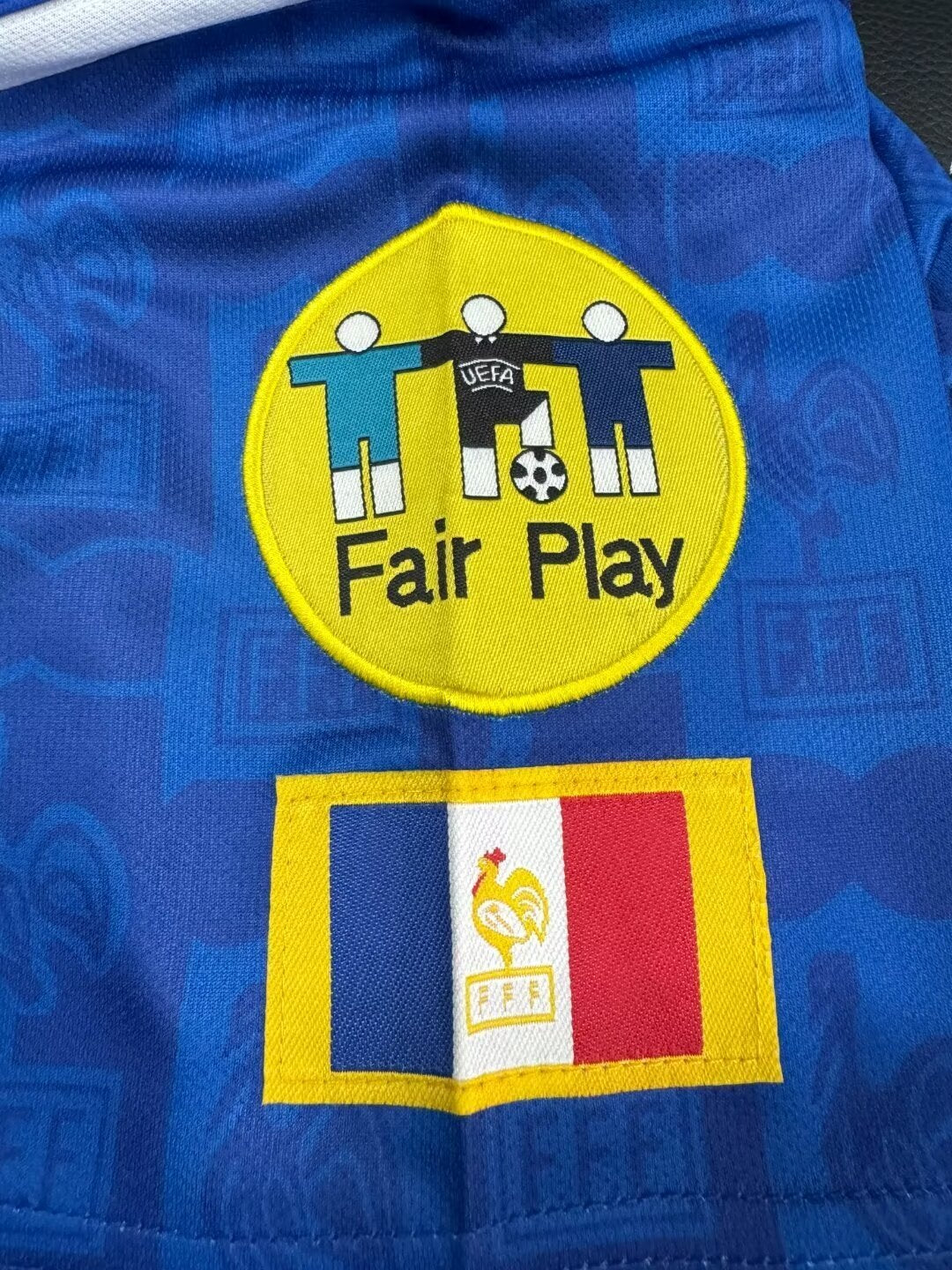 Jersey Retro Hombre Selección Nacional de Francia Local - 1996