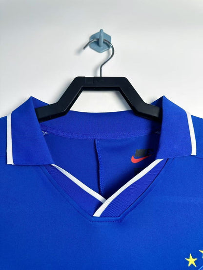 Camiseta de la Selección Nacional Masculina de Brasil Retro Visitante 1997