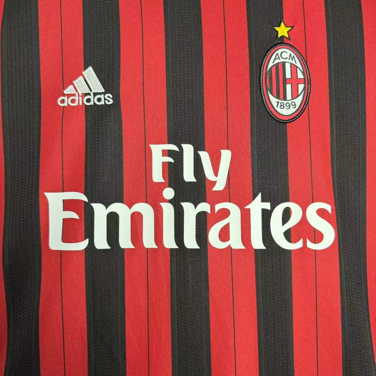 Camiseta retro de manga larga del Milan para hombre - 2013/2014