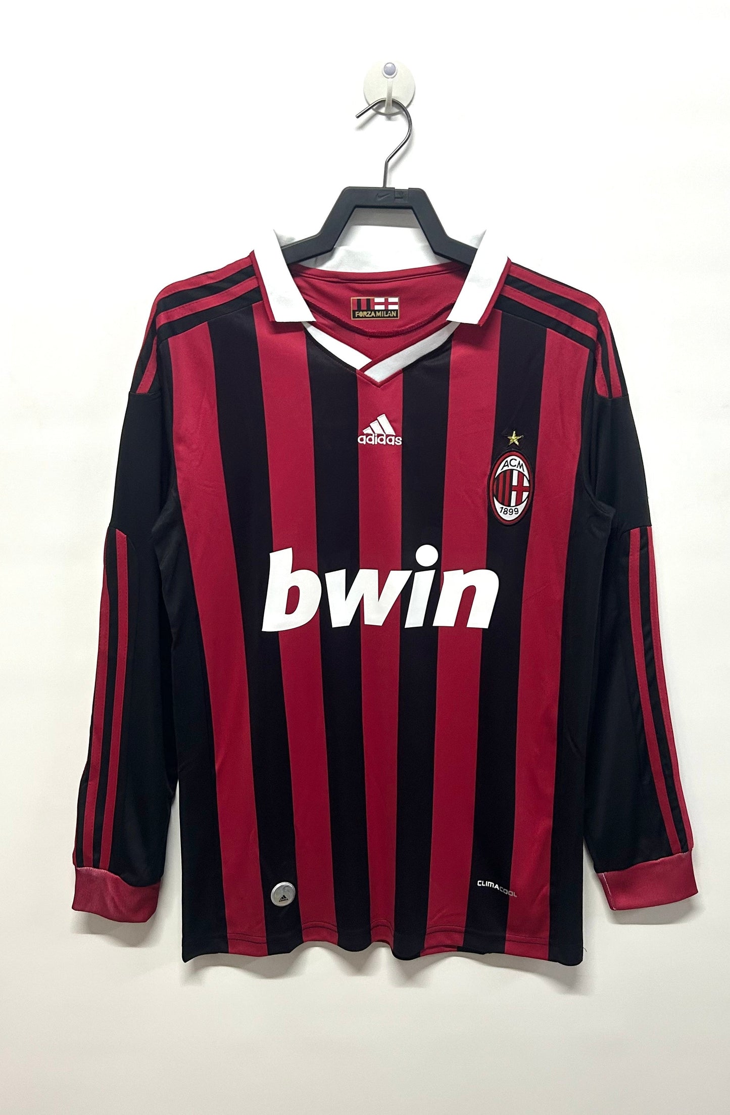 Maillot Rétro Homme Manches Longues Milan AC - 2009/2010