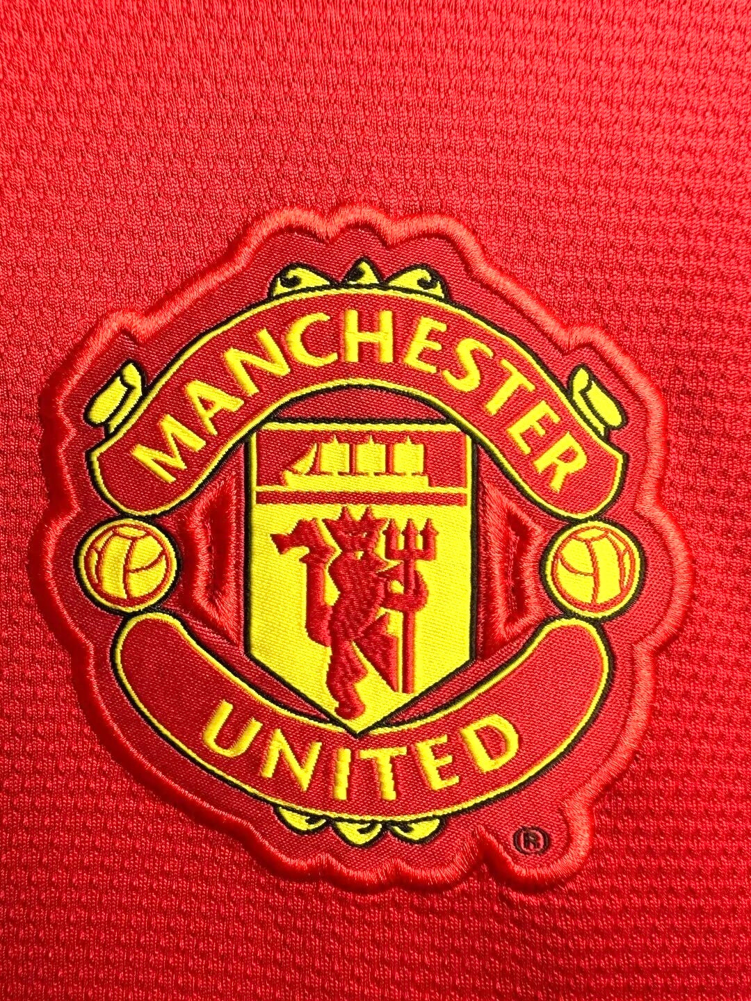 Maillot Rétro Homme Manches Longues Domicile Manchester United - 2013/2014