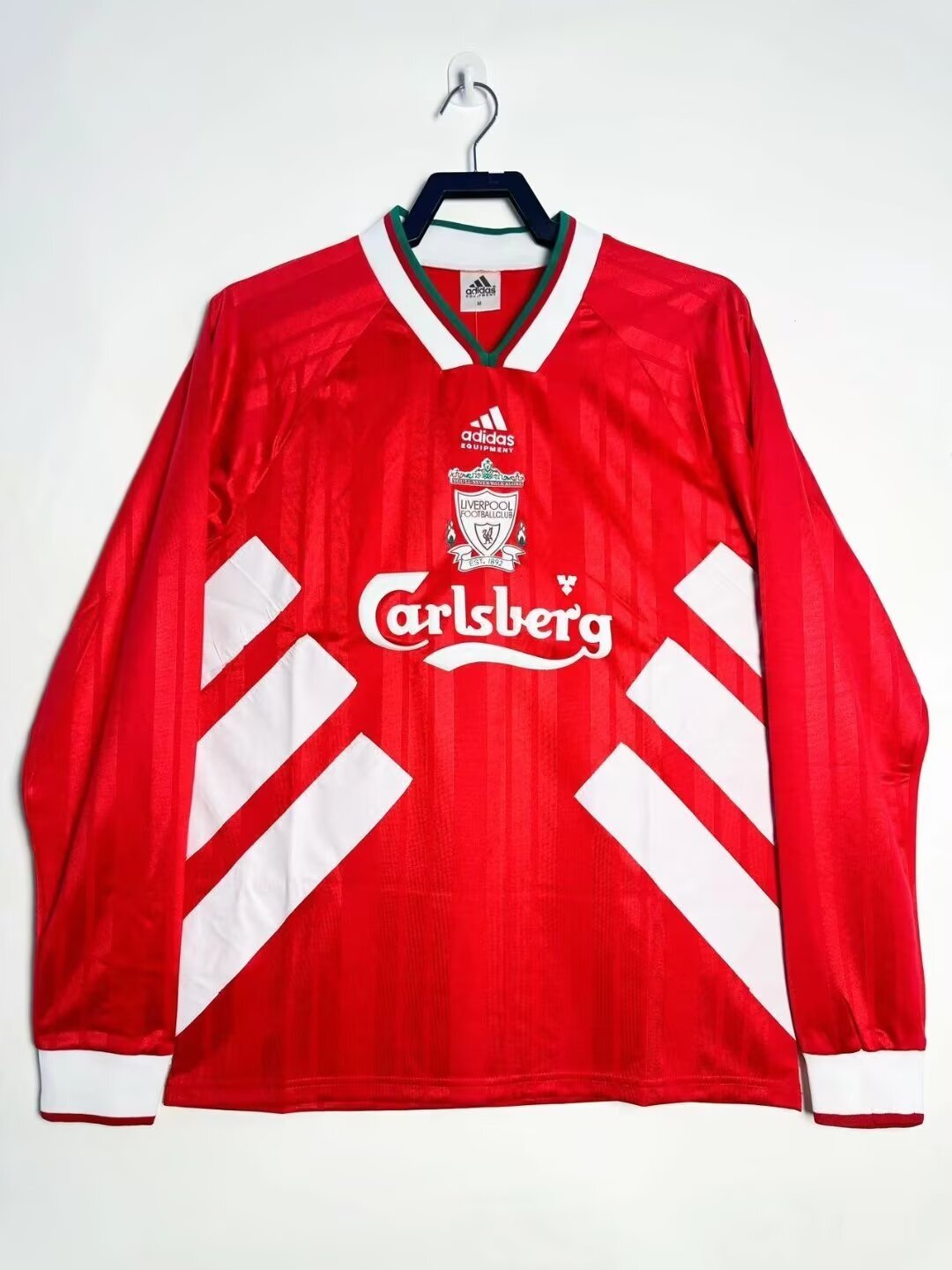 Camiseta retro de manga larga del Liverpool para hombre - 1993/95