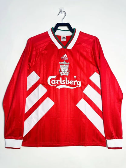 Camiseta retro de manga larga del Liverpool para hombre - 1993/95