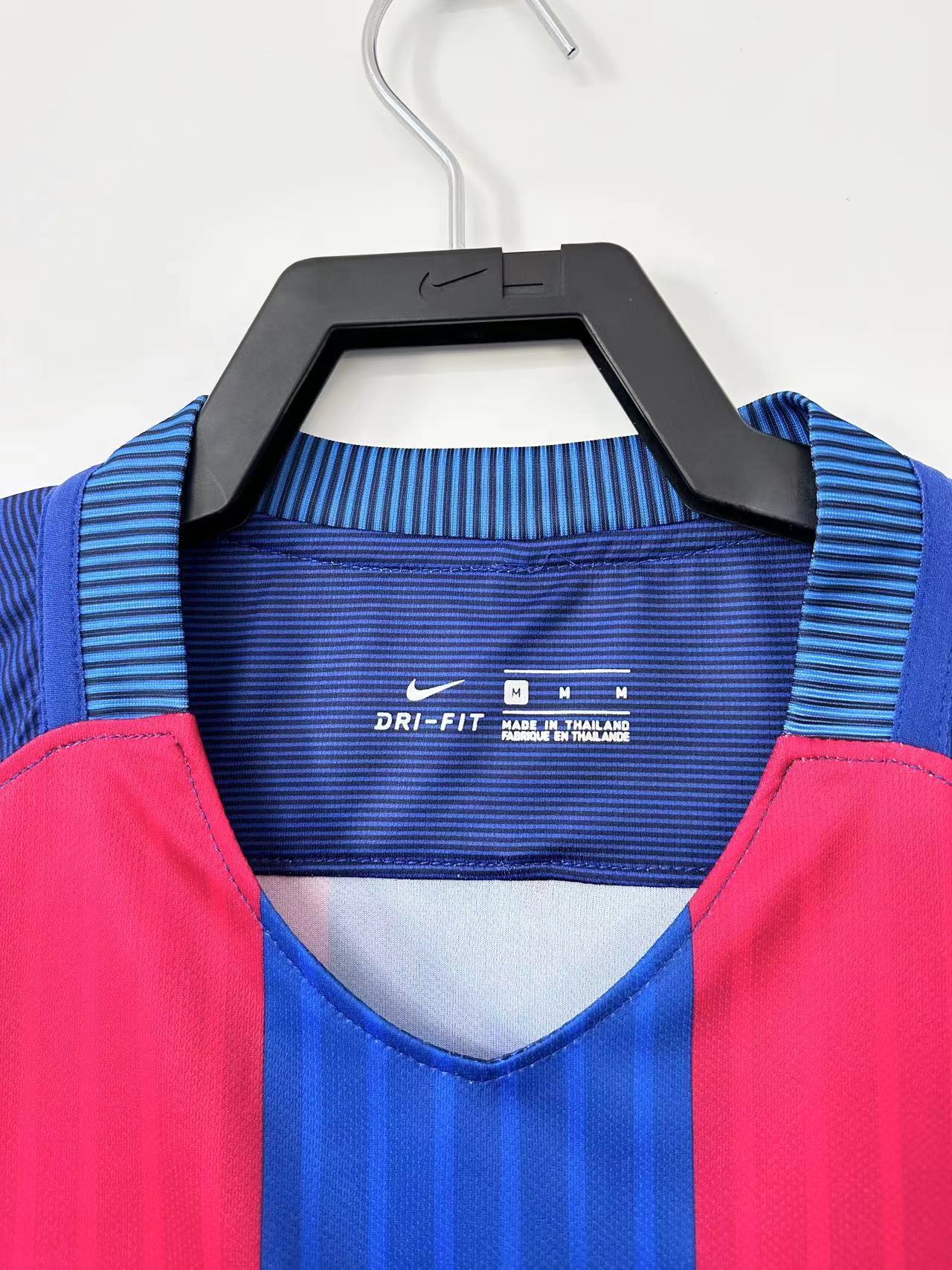 Camiseta Retro de Hombre de Manga Larga del FC Barcelona - 2016/17