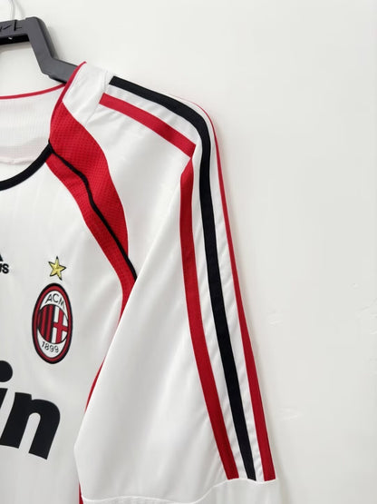 Camiseta Retro de Hombre de Manga Larga del Equipo Milan - 2006/07