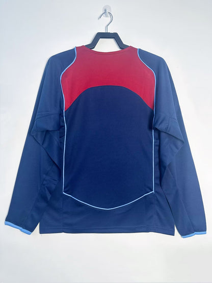 Maillot Rétro Homme Manches Longues Atlético de Madrid Extérieur - 2004/05