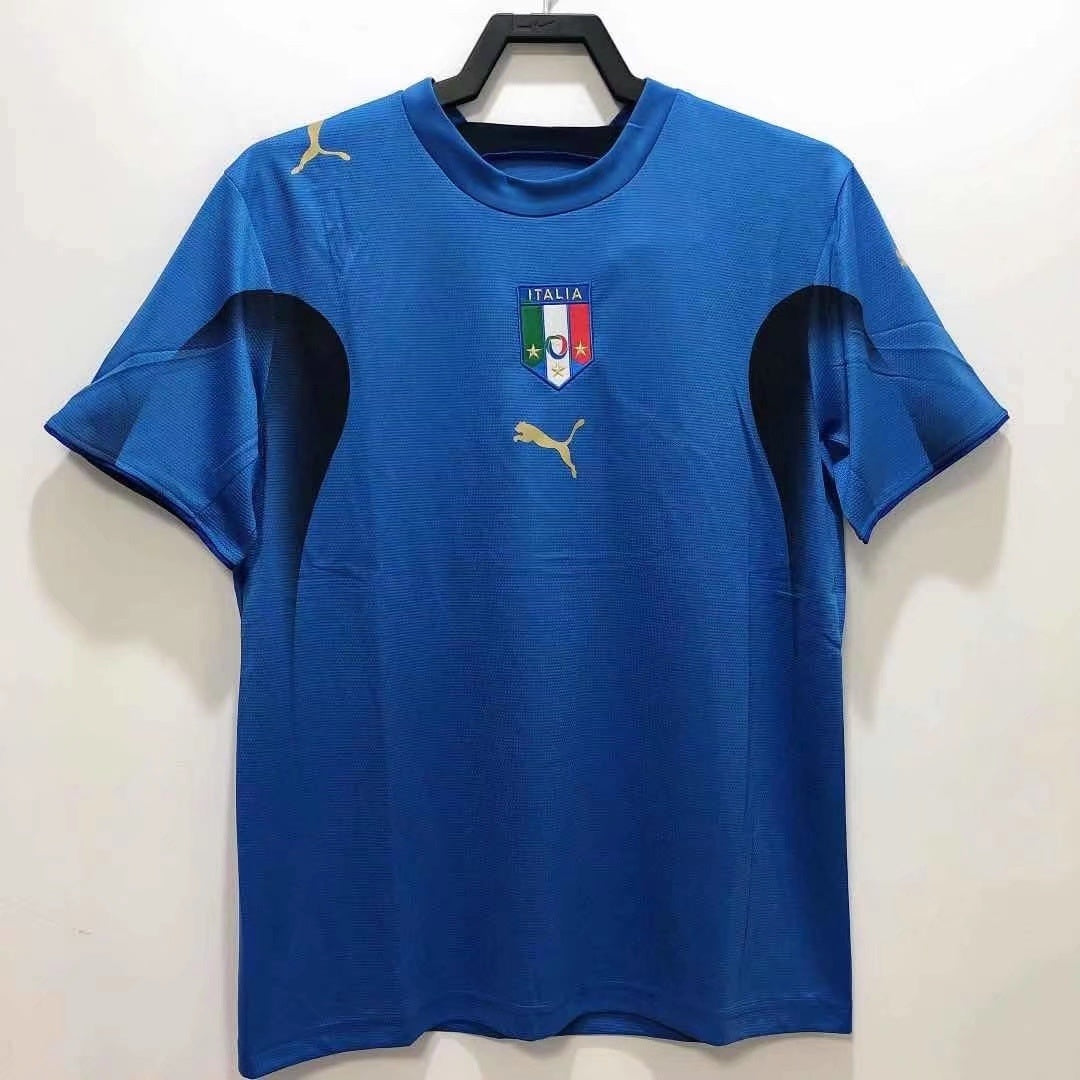 Camiseta Retro de Hombre Italia Selección Nacional Local - 2006