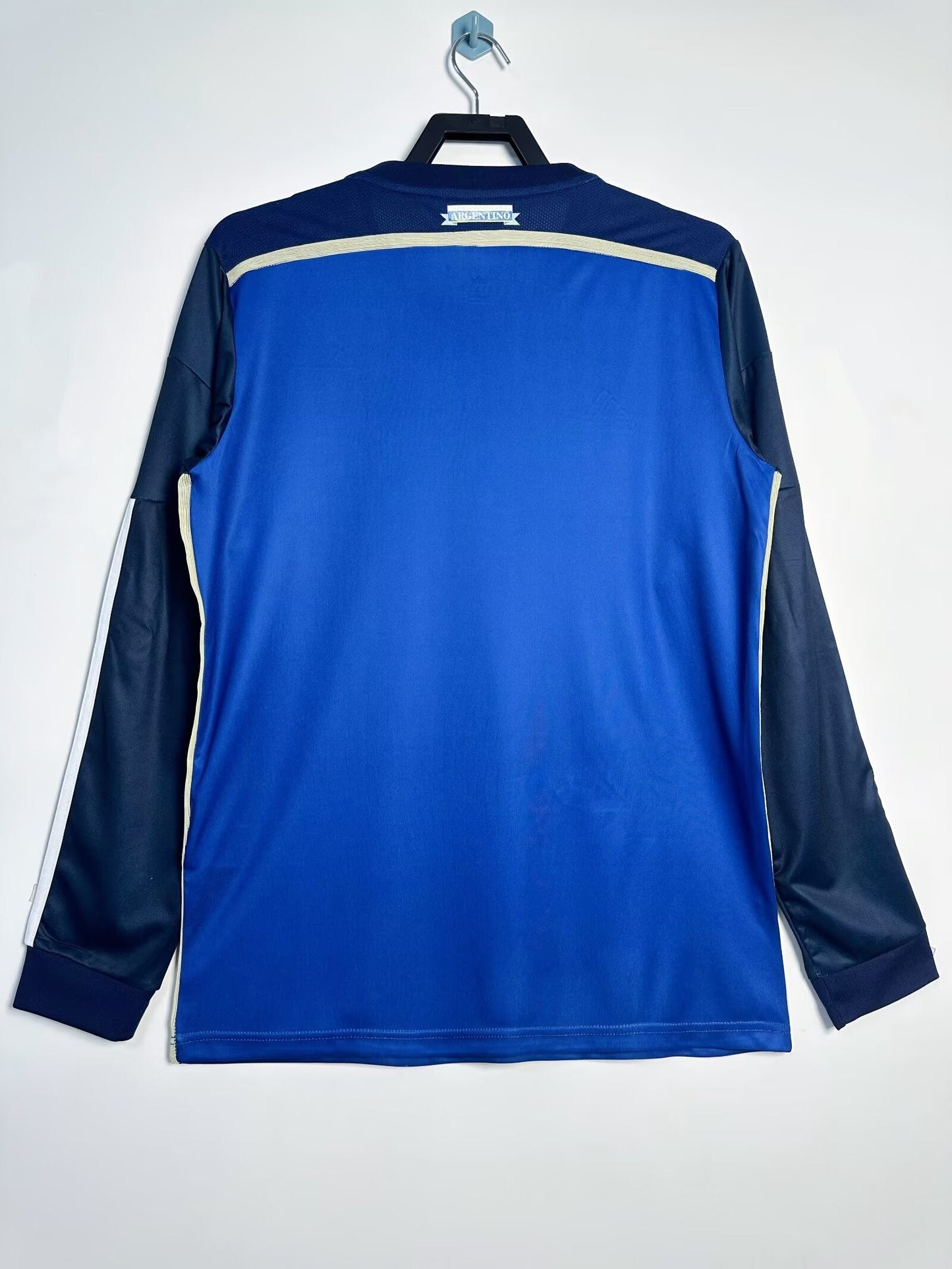 Maillot Rétro Homme Manches Longues Extérieur Équipe Nationale Argentine - 2014