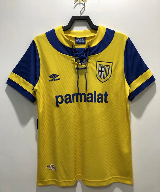 Camiseta retro de hombre del Parma Calcio Equipo Amarillo - 1993/95