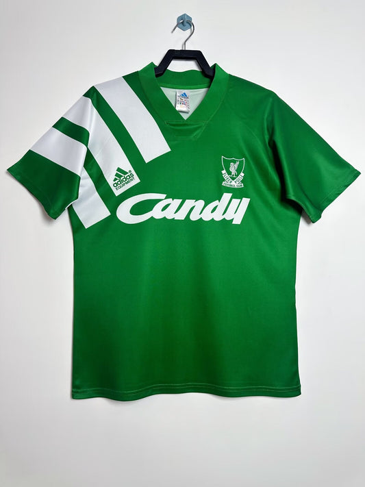 Camiseta Retro de Hombre Liverpool Verde Visitante - 1991/92